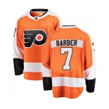 Philadelphia Flyers #7 Bill Barber Fanatics Branded Orange Home Breakaway NHL Jersey