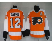 nhl jerseys philadelphia flyers 12 gagne orange