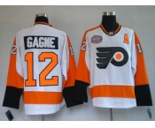 nhl jerseys philadelphia flyers 12 gagne white[winter classic vintage 09]