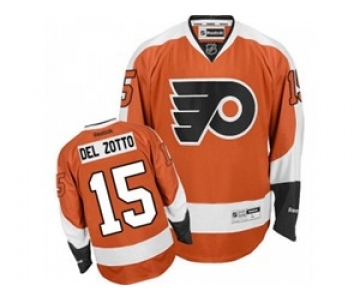 nhl jerseys philadelphia flyers #15 michael del zotto orange-1