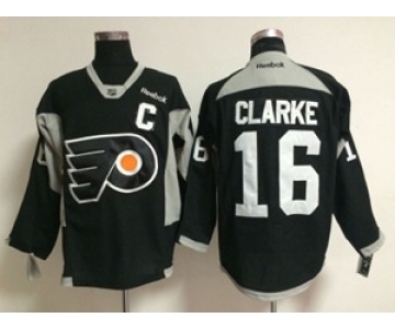 nhl jerseys philadelphia flyers #16 clarke black[patch C]