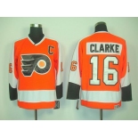 nhl jerseys philadelphia flyers #16 clarke orange