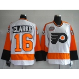 nhl jerseys philadelphia flyers 16# clarke white[winter classic]