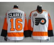 nhl jerseys philadelphia flyers 16# clarke white[winter classic]