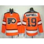 nhl jerseys philadelphia flyers #19 hartnell orange[black number][2011 new]