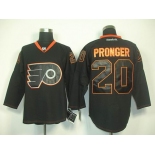 nhl jerseys philadelphia flyers #20 pronger black[2011 new]