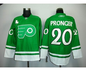 nhl jerseys philadelphia flyers #20 pronger green