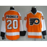 nhl jerseys philadelphia flyers #20 pronger orange