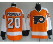 nhl jerseys philadelphia flyers #20 pronger orange