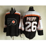 nhl jerseys philadelphia flyers #26 propp black[m&n]