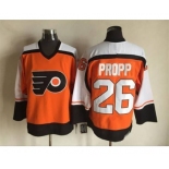 nhl jerseys philadelphia flyers #26 propp orange[m&n]