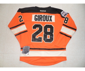 nhl jerseys philadelphia flyers #28 giroux orange[2011 new][white number&winter classic]