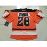 nhl jerseys philadelphia flyers #28 giroux orange[black number C patch]