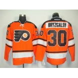 nhl jerseys philadelphia flyers #30 bryzgalov orange[black number][2011 new]