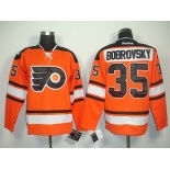 nhl jerseys philadelphia flyers #35 bobrovsky orange[black number][2011 new]