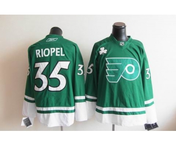 nhl jerseys philadelphia flyers #35 riopel green[riopel]