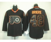 nhl jerseys philadelphia flyers #48 briere black[2011 new]