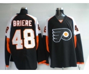 nhl jerseys philadelphia flyers #48 briere black