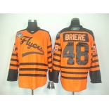 nhl jerseys philadelphia flyers #48 briere orange[2012 winter classic]