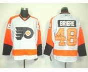 nhl jerseys philadelphia flyers #48 briere white