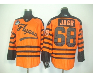 nhl jerseys philadelphia flyers #68 jagr orange[2012 winter classic]