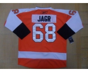 nhl jerseys philadelphia flyers #68 jagr orange