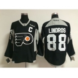 nhl jerseys philadelphia flyers #88 lindros black[patch C]