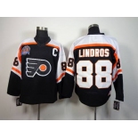 nhl jerseys philadelphia flyers #88 lindros black[patch C][m&n]