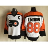 nhl jerseys philadelphia flyers #88 lindros white[patch C][m&n]