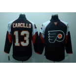 nhl philadelphia flyers #13 carcilllo black