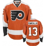 nhl philadelphia flyers #13 carcilllo orange