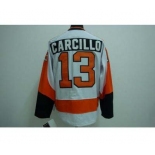 nhl philadelphia flyers #13 carcilllo white [winter classic]