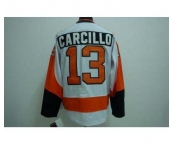 nhl philadelphia flyers #13 carcilllo white [winter classic]