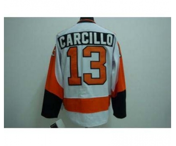 nhl philadelphia flyers #13 carcilllo white [winter classic]