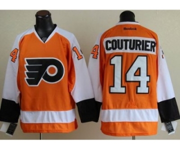 nhl philadelphia flyers #14 sean couturier orange