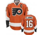 nhl philadelphia flyers 16# clarke orange