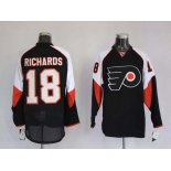 nhl philadelphia flyers #18 mike richards black