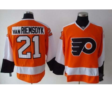 nhl philadelphia flyers #21 riemsdyk orange