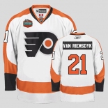 nhl philadelphia flyers #21 van riemsdyk white winter classic