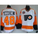 nhl philadelphia flyers #48 briere white[winter classic ]