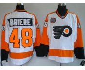 nhl philadelphia flyers #48 briere white[winter classic ]