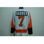 nhl philadelphia flyers #7 barber white [winter classic]