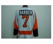 nhl philadelphia flyers #7 barber white [winter classic]