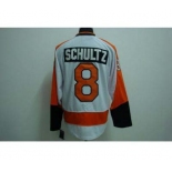 nhl philadelphia flyers #8 schultz white [winter classic]