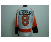 nhl philadelphia flyers #8 schultz white [winter classic]