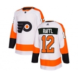 Women Adidas Philadelphia Flyers #12 Michael Raffl Authentic White Away NHL Jersey