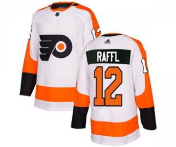 Women Adidas Philadelphia Flyers #12 Michael Raffl Authentic White Away NHL Jersey