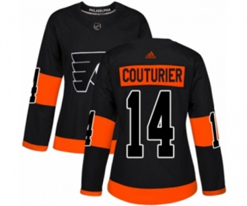 Women Adidas Philadelphia Flyers #14 Sean Couturier Authentic Black Alternate NHL Jersey