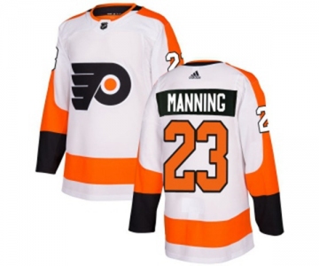 Women Adidas Philadelphia Flyers #23 Brandon Manning Authentic White Away NHL Jersey