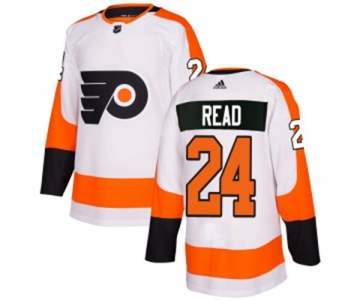 Women Adidas Philadelphia Flyers #24 Matt Read Authentic White Away NHL Jersey